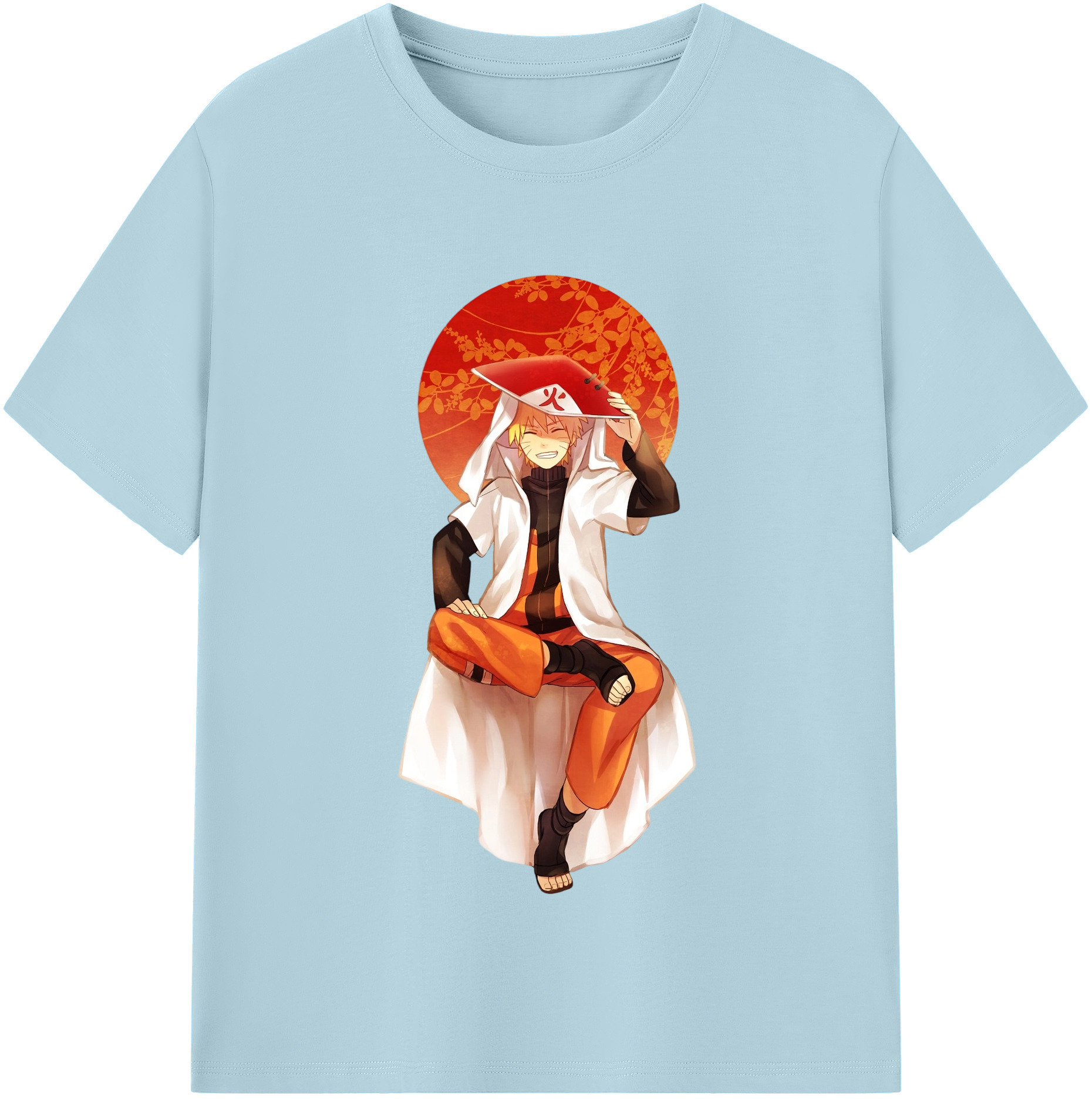 （画像用） NARUTO -ナルト- うずまき ナルト Uzumaki Naruto 綿100％半袖Tシャツ（フロントプリント）